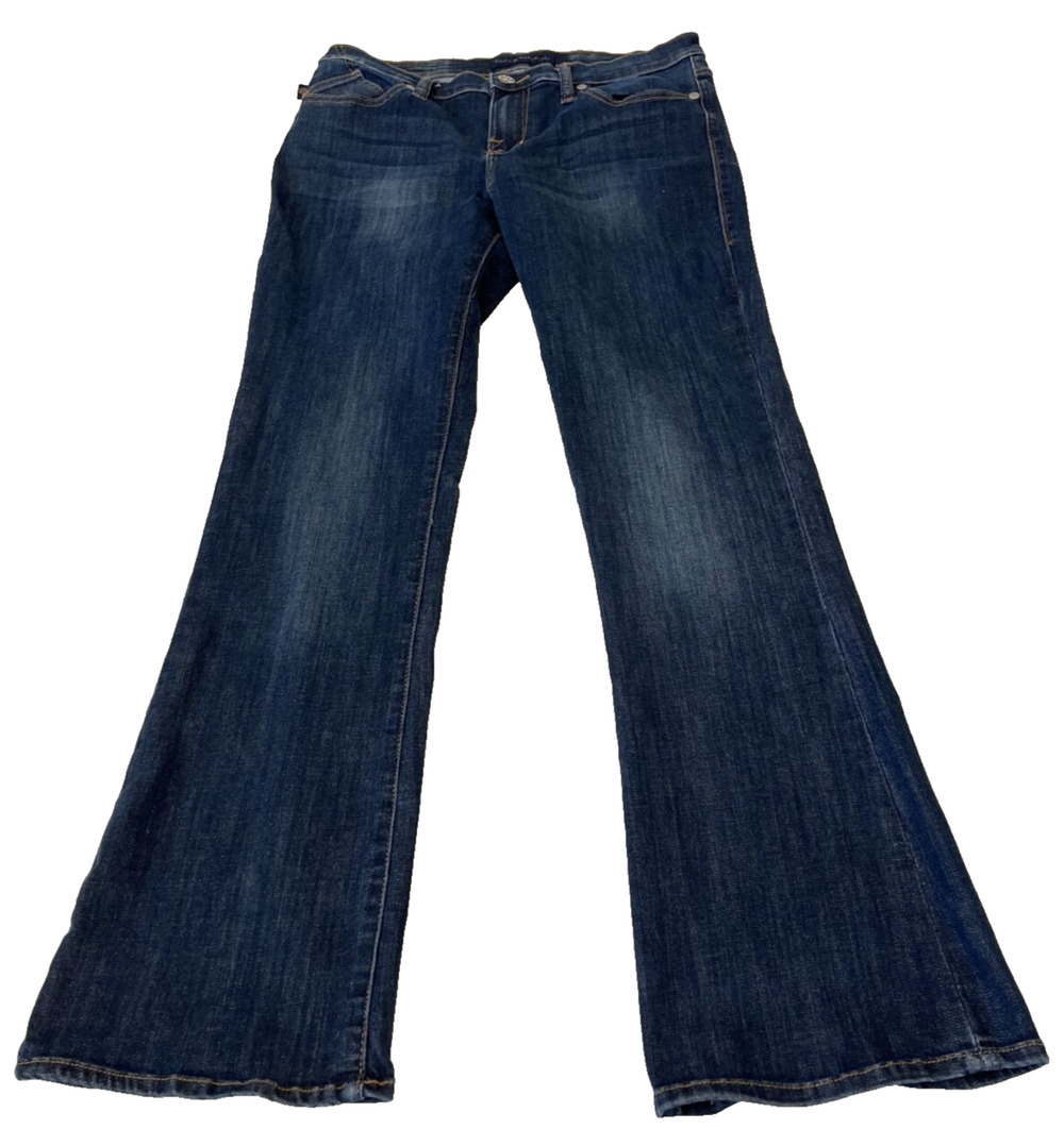 Rock & Republic Women's Kassandra Bootcut Jeans Size 12M Dark Blue